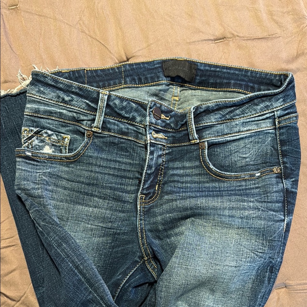 Buckle Black Skinny Jeans